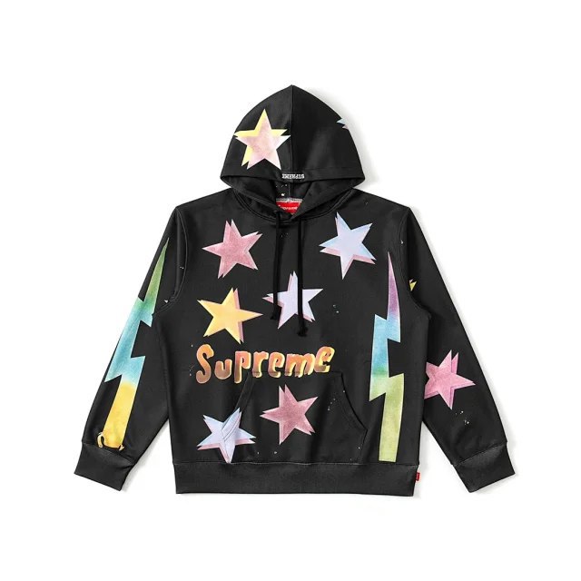 Supreme Lettering print hoodie -2