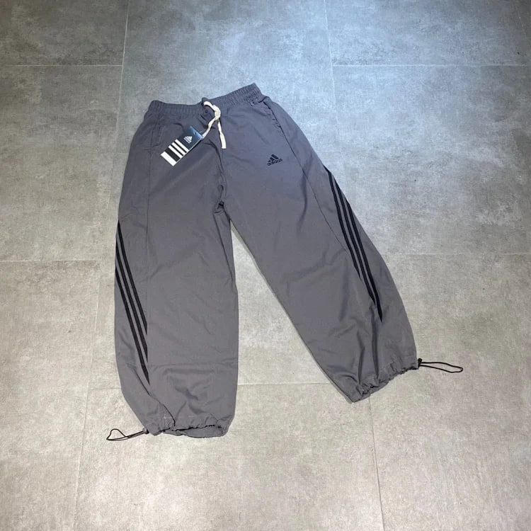  Adidas Track Pants with Stripes and Drawstring