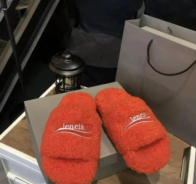  Balenciaga cotton slippers