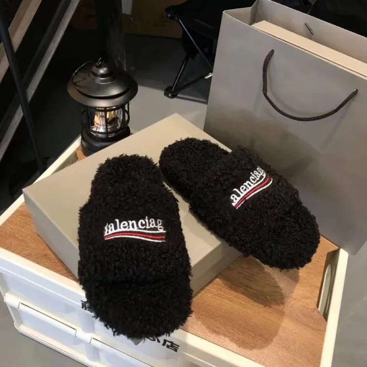  Balenciaga cotton slippers -4