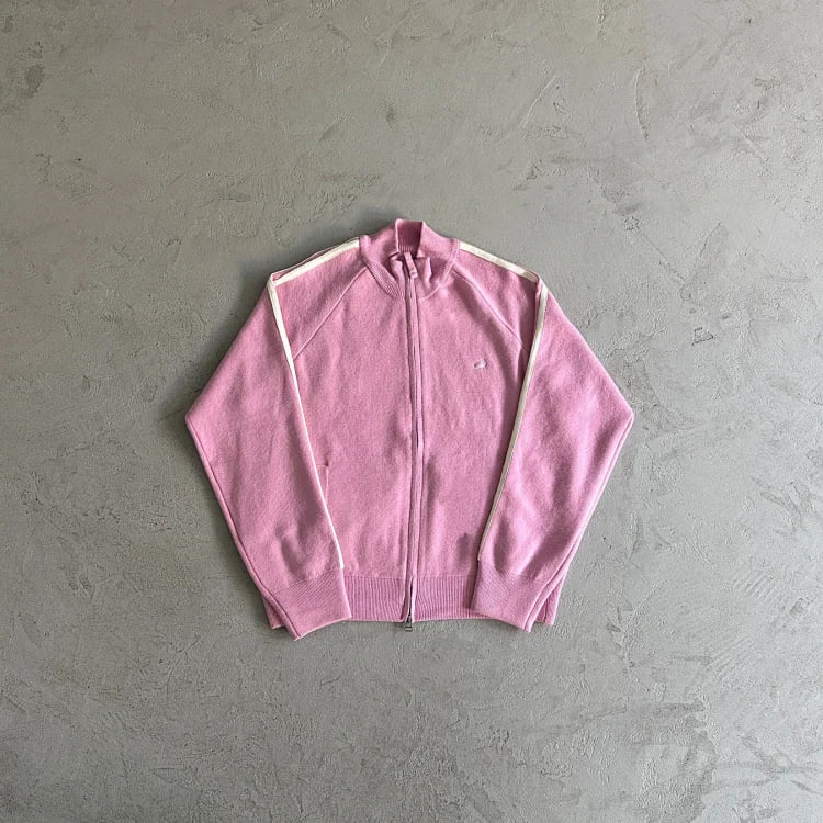 Lacoste Zip-Up Sweater with Logo Embroidery