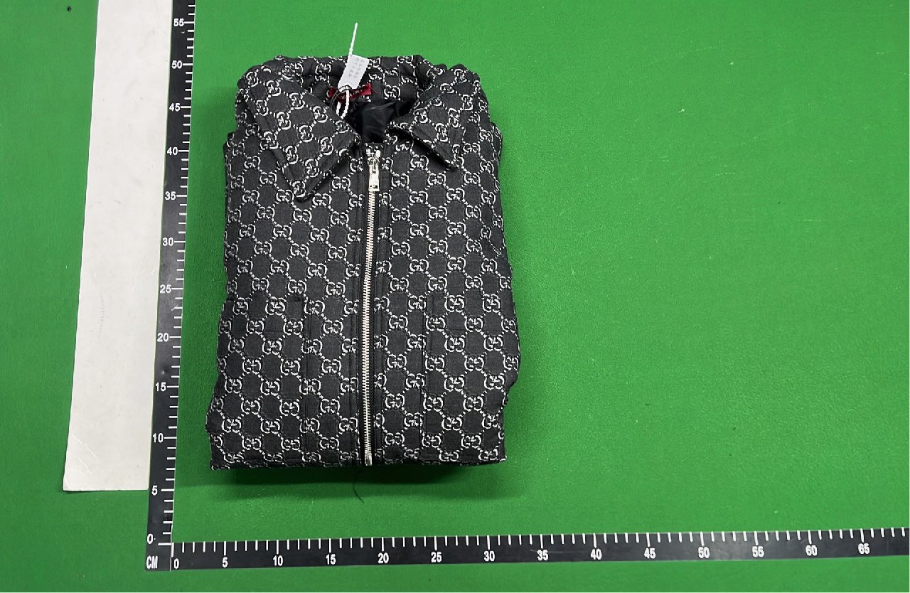 Tommy Hilfiger Gray Quilted Down Jacket with Red Logo Patch -4