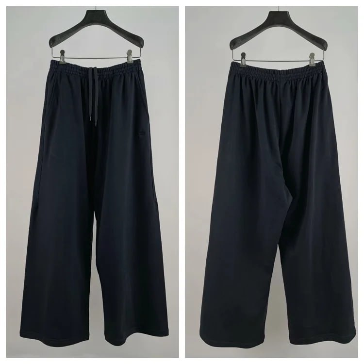 Men's Wide Leg Lounge Pants with Elastic Waistband