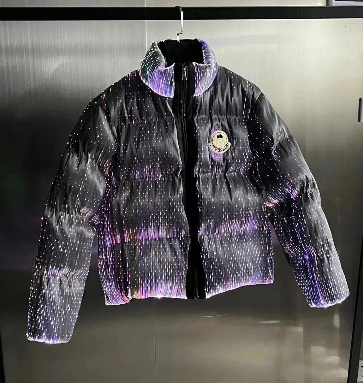 Palm Angels Reflective down jacket -4