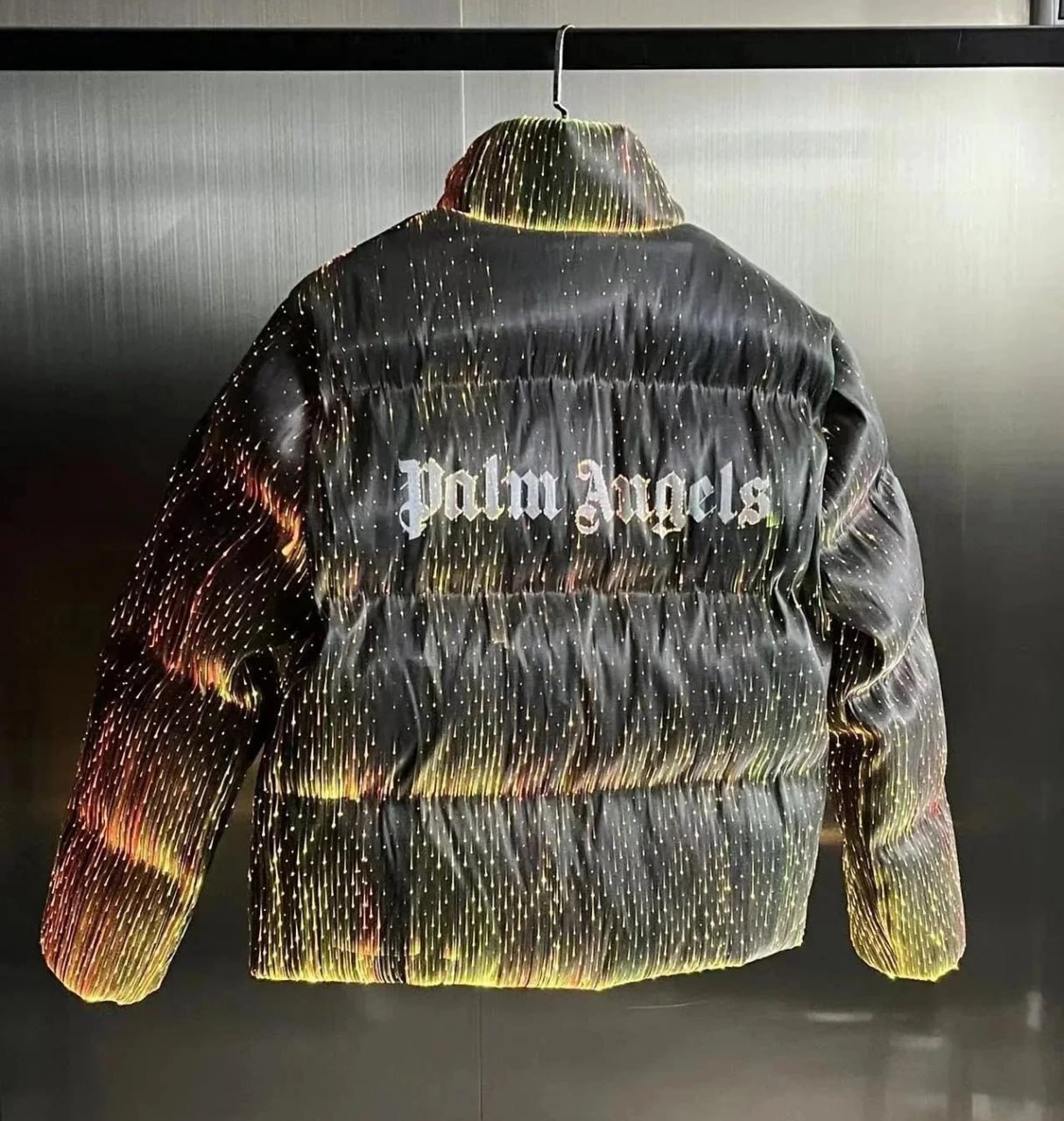 Palm Angels Reflective down jacket -5