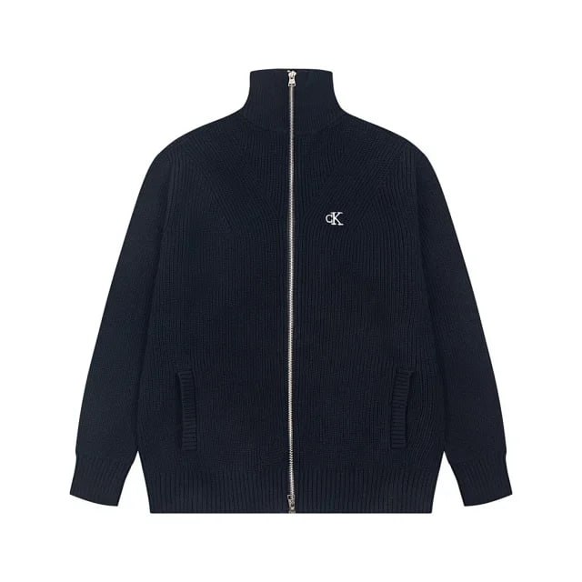  Calvin Klein Ribbed Zip-Up Jacket [2 styles] -3