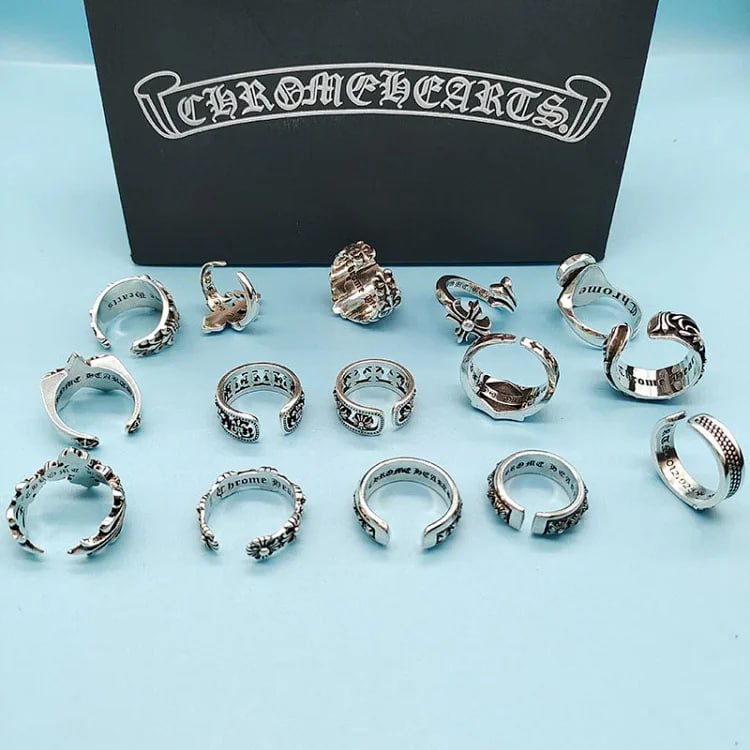 Chrome Hearts Vintage Style Rings Set for Men and Women [25 styles]