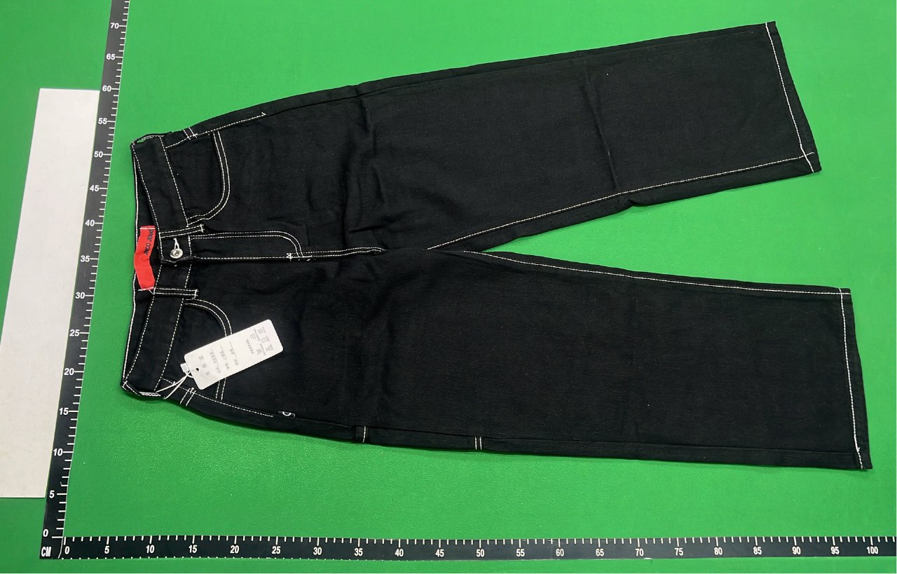 Vintage Crown Embroidered Denim Pants [22 styles] -4