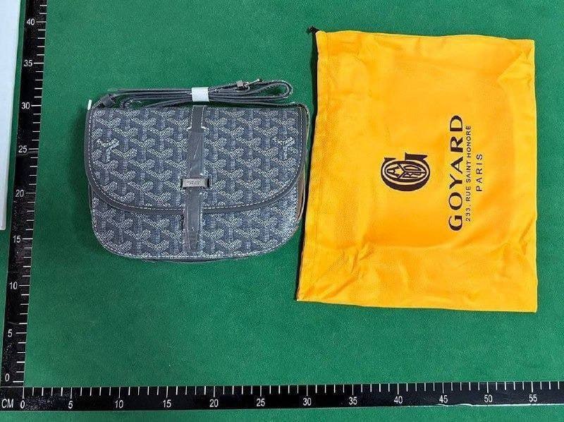  Goyard genuine leather bag -4