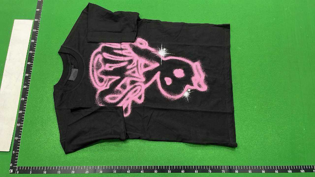 Pink Bunny Graffiti T-Shirt - Black -2