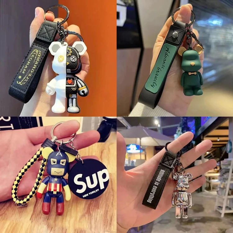  Bearbrick Keychain Collection