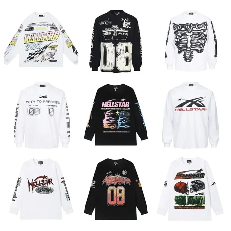    Hellstar Long Sleeve T-Shirts [25 styles]