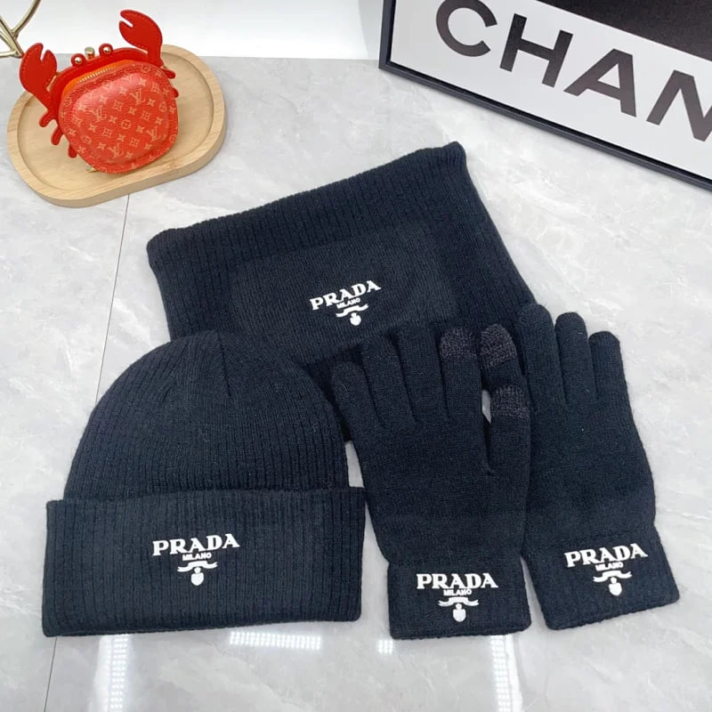  GUCCI Moncler Chanel Louis Vuitton Beanie Scarf -3