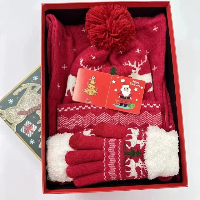 Fashionable Christmas scarf set -2